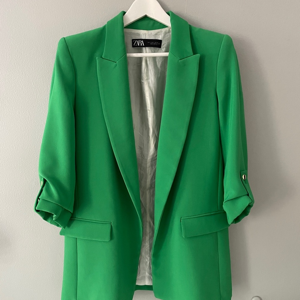 Green blazer
